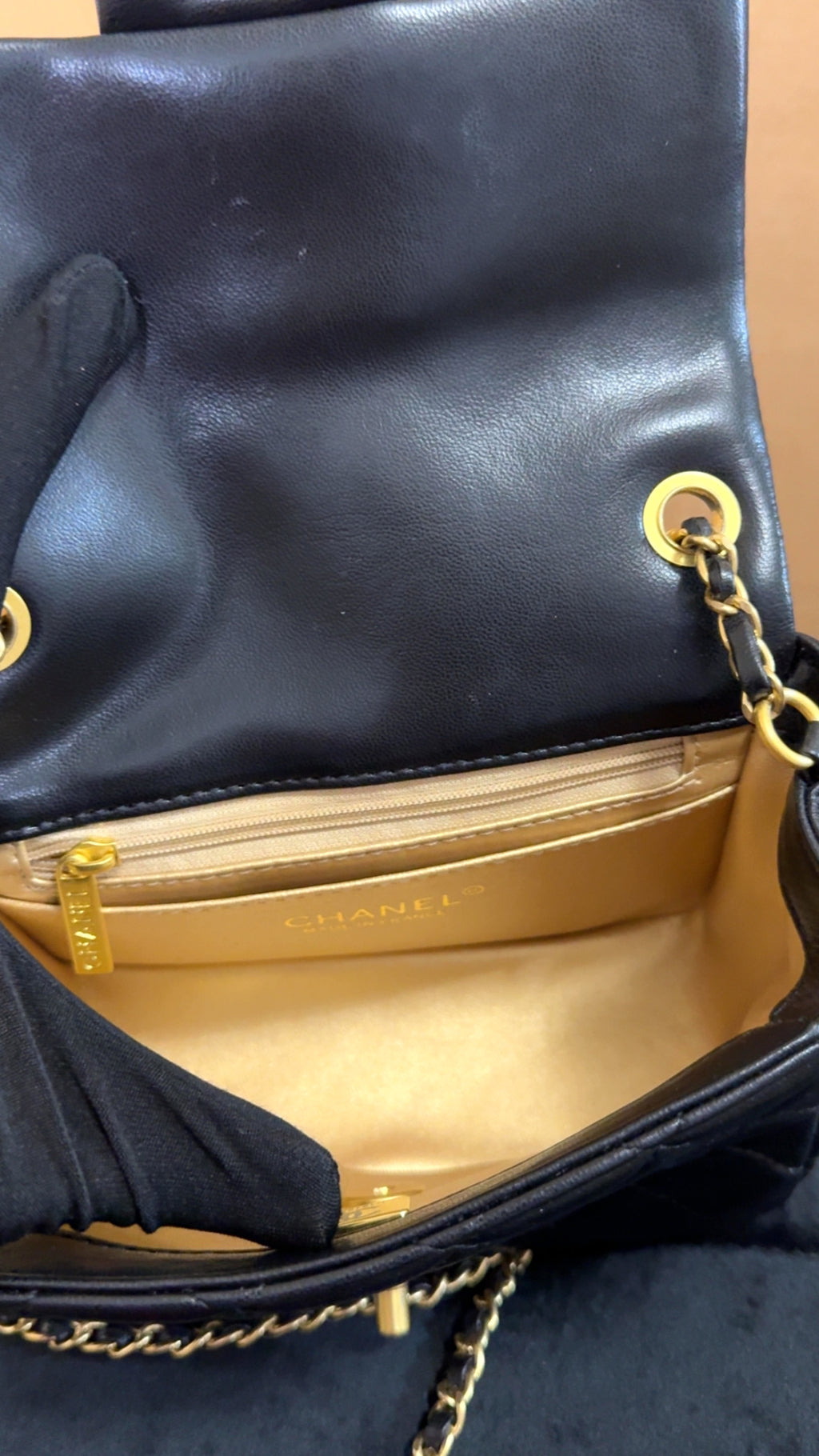 CC mini classic Italian lambskin