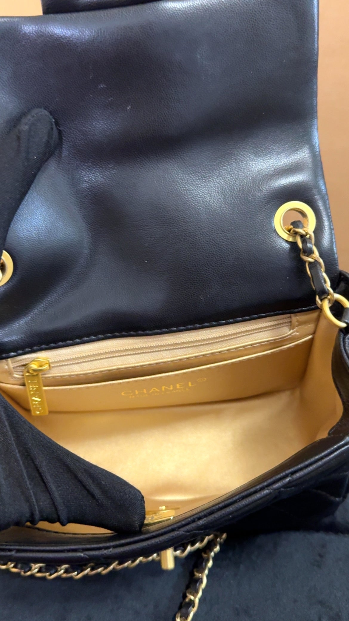 CC mini classic Italian lambskin
