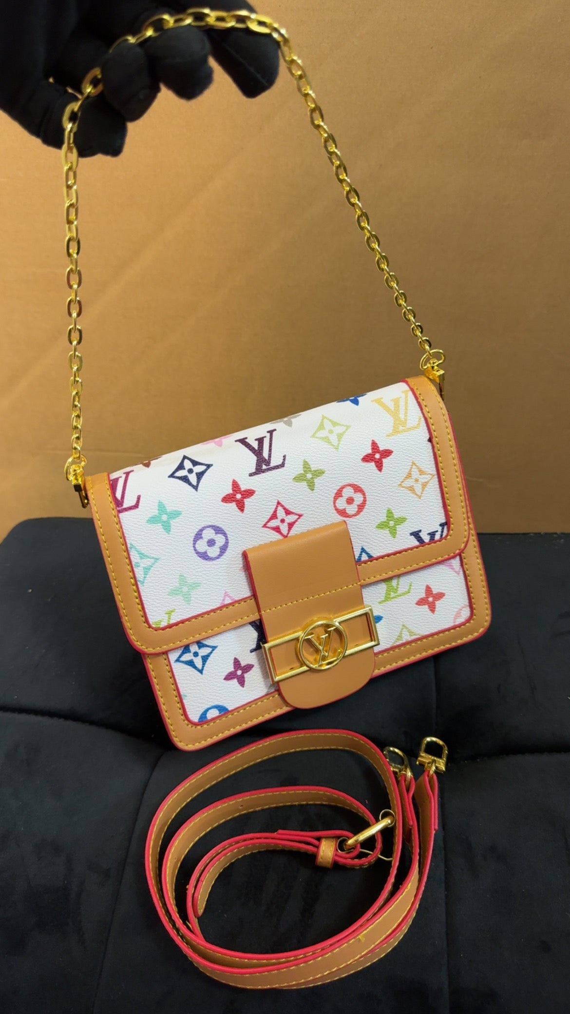 Lu Dauphine mini white/multi