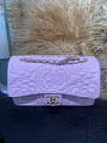 CC flap rose purse pink