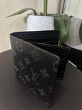 Lu black mono wallet