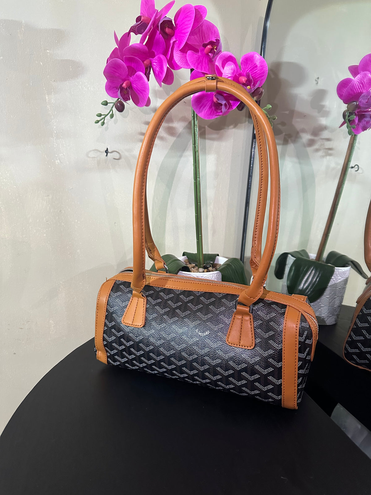 Goyard purse black/brown