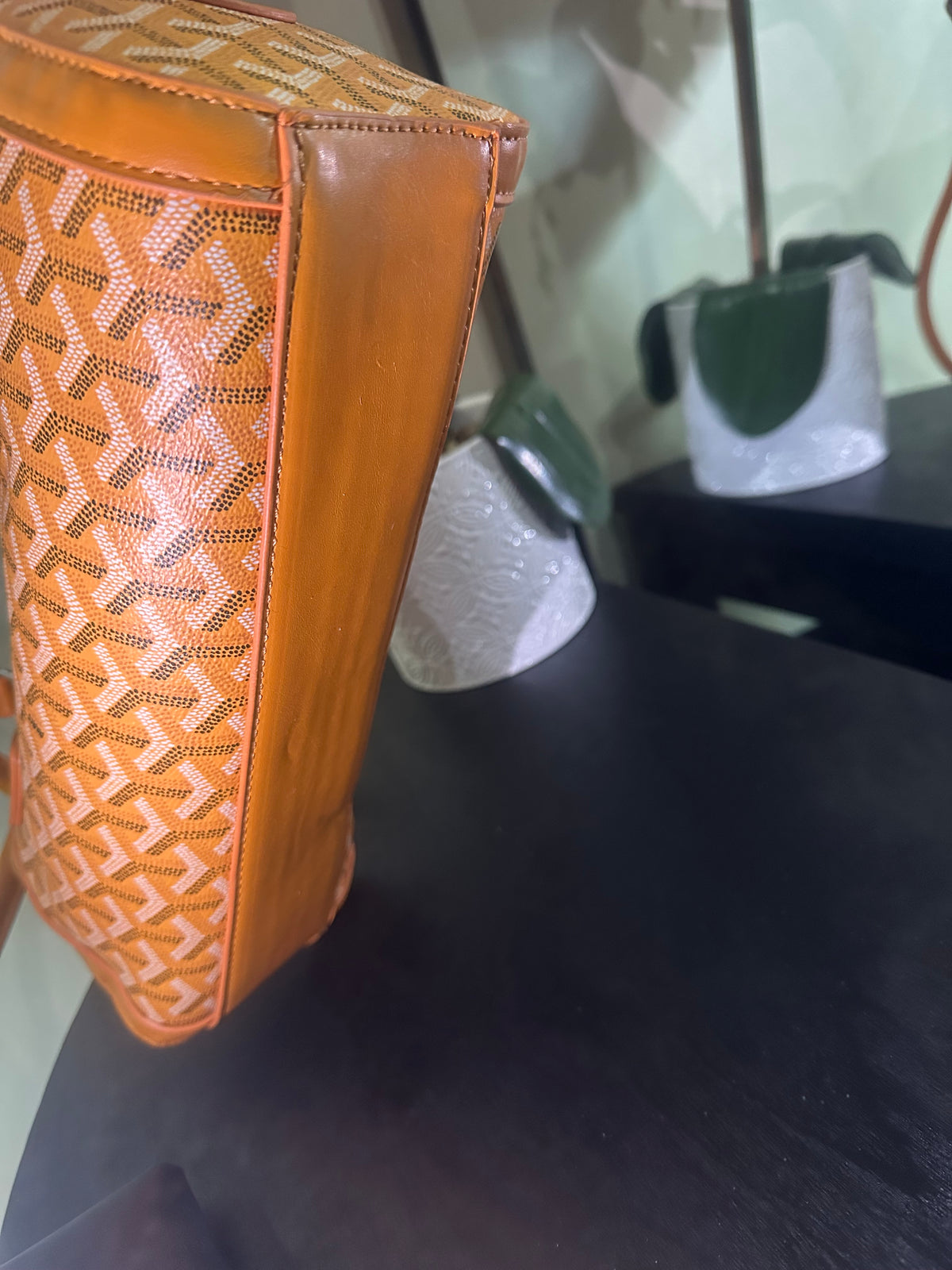 Goyard purse gold