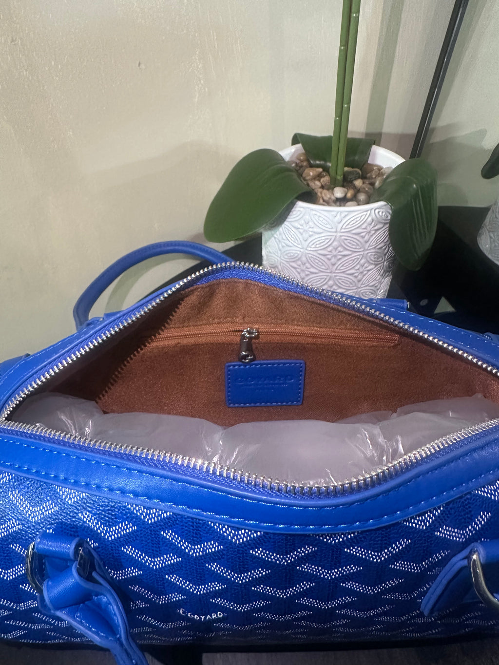 Goyard purse blue