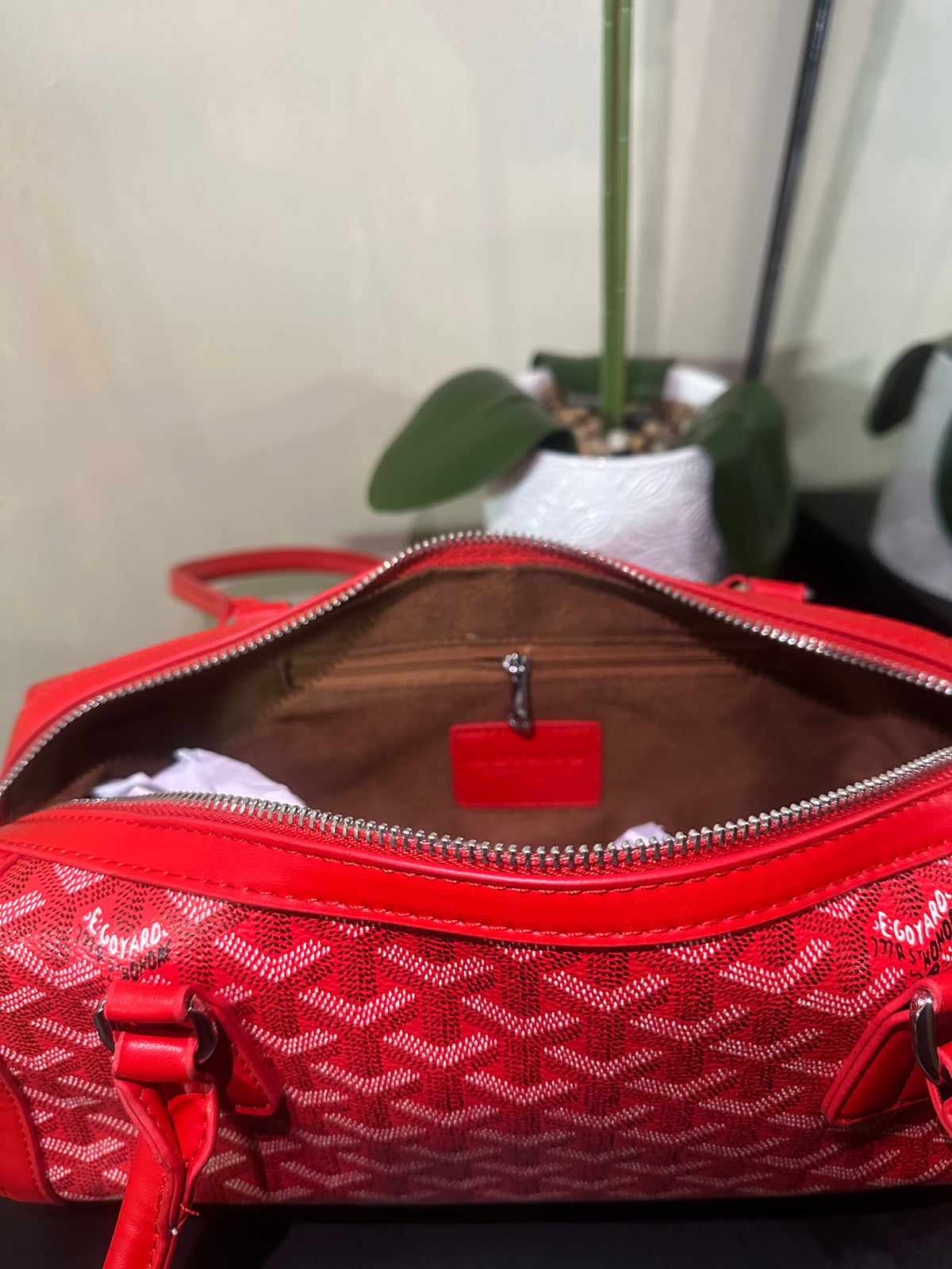 Goyard purse red