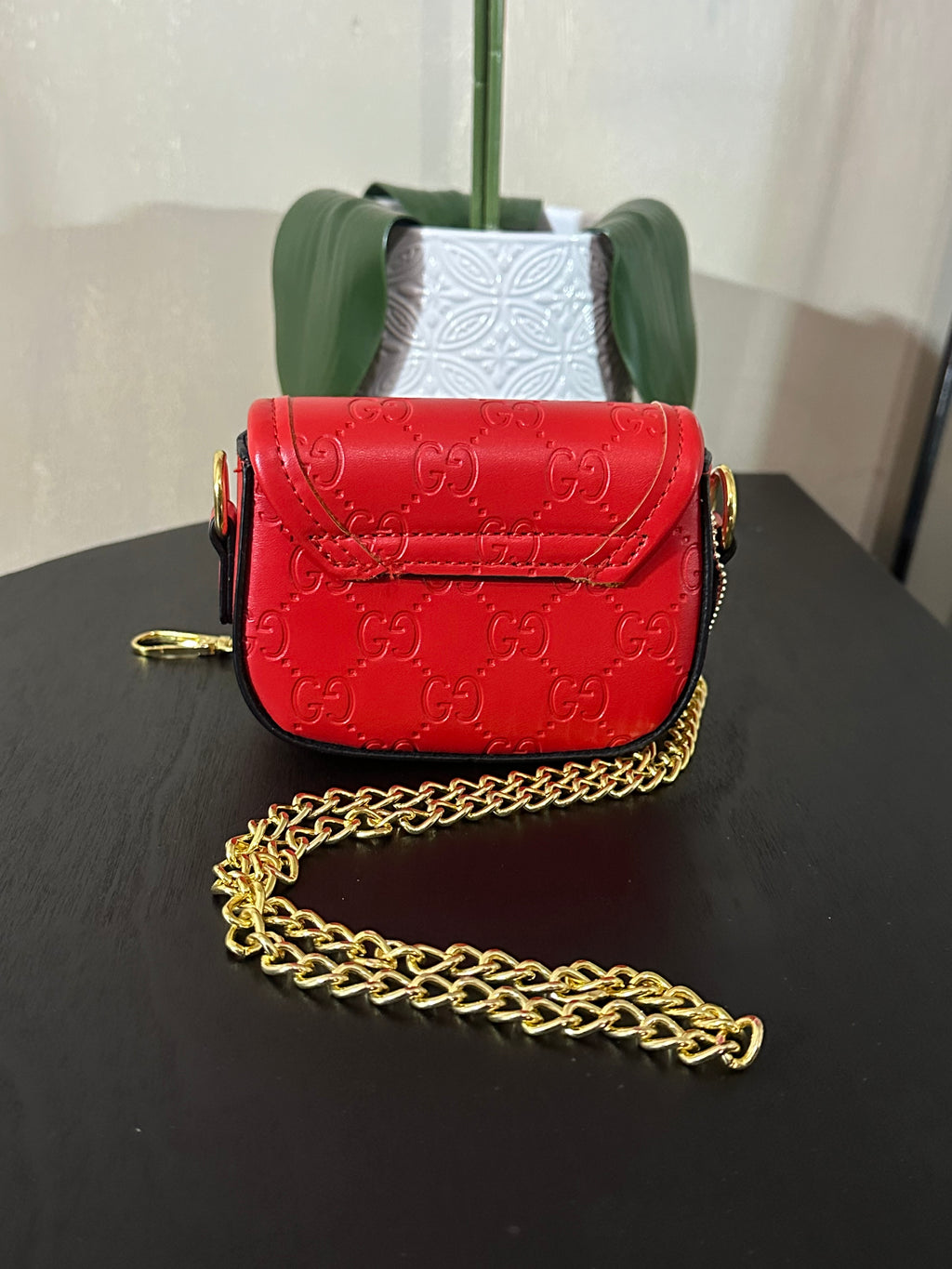 GG mini mono purse red