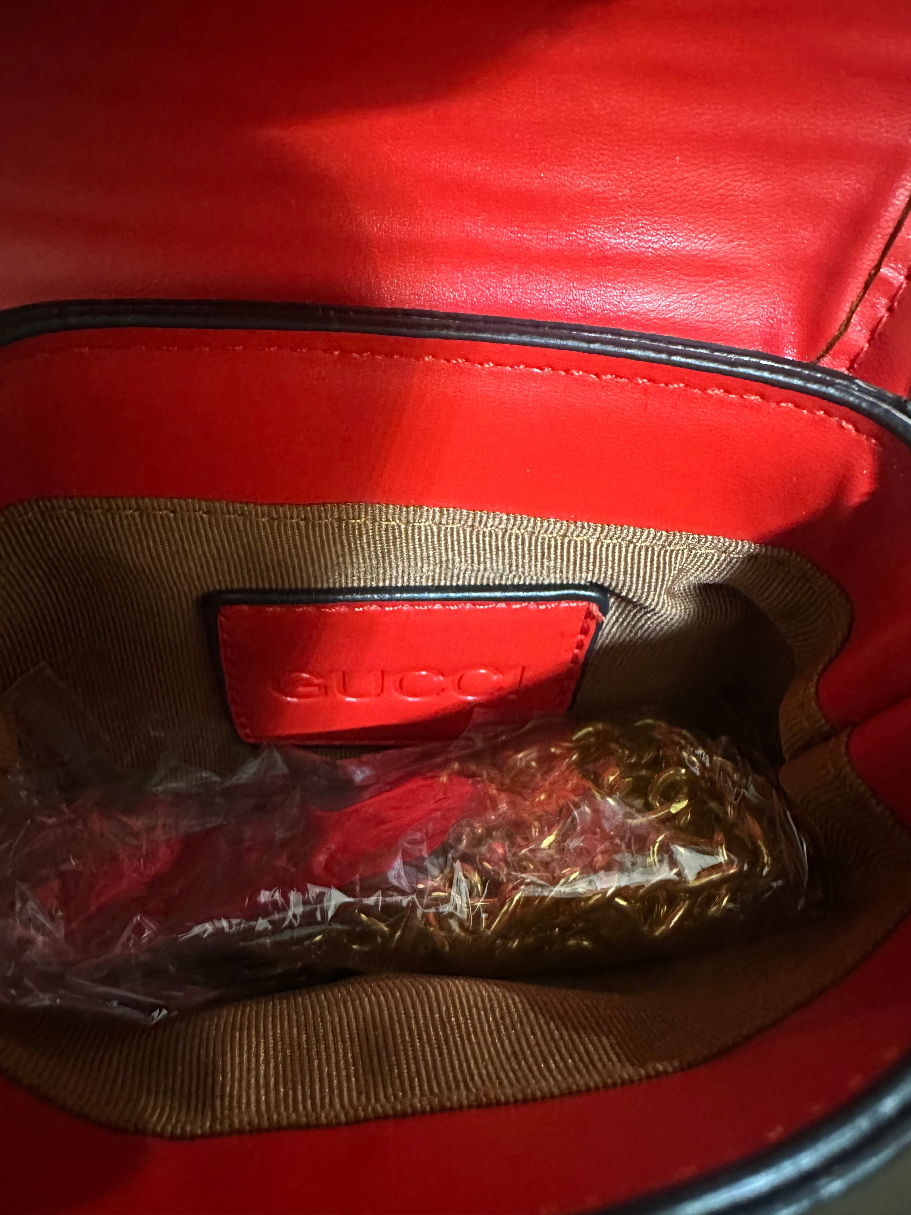 GG mini mono purse red