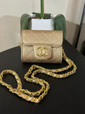CC mini purse gold