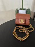 CC mini purse brown