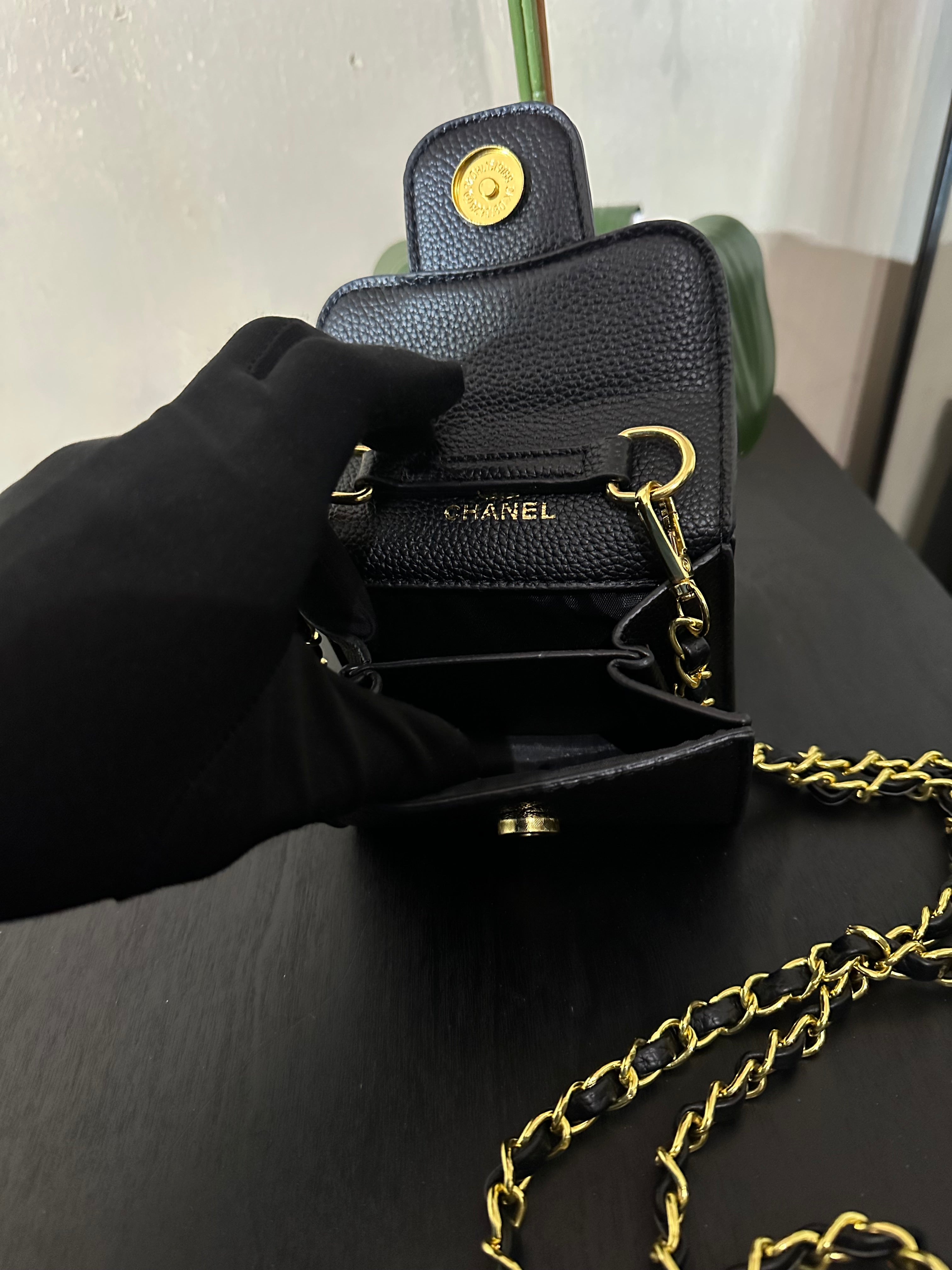 CC mini purse black
