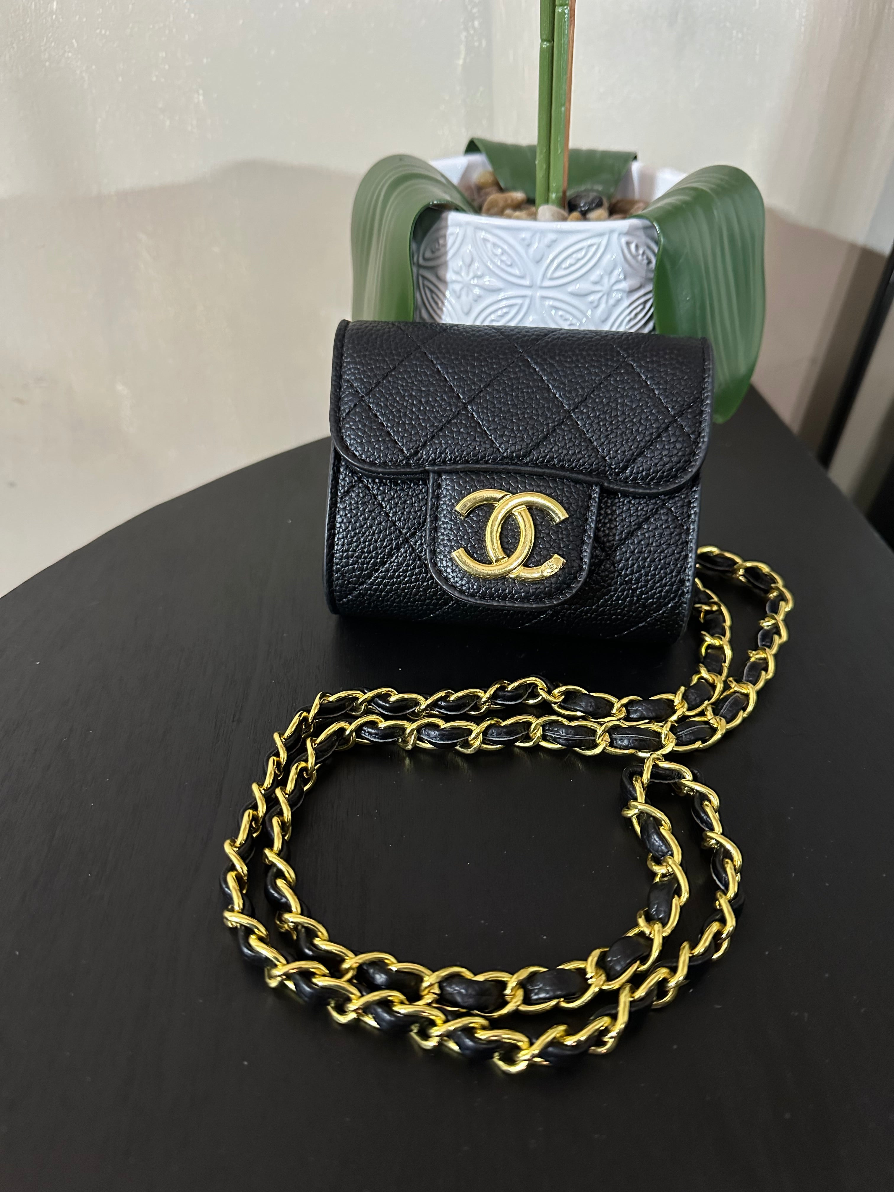 CC mini purse black