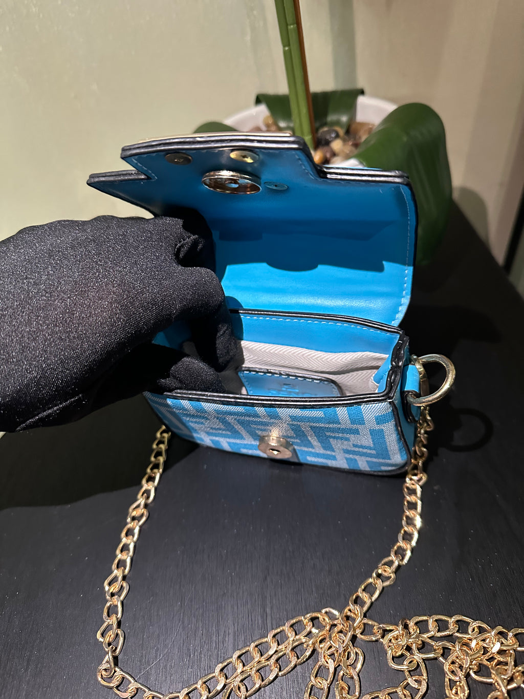 FENDI mini mono blue