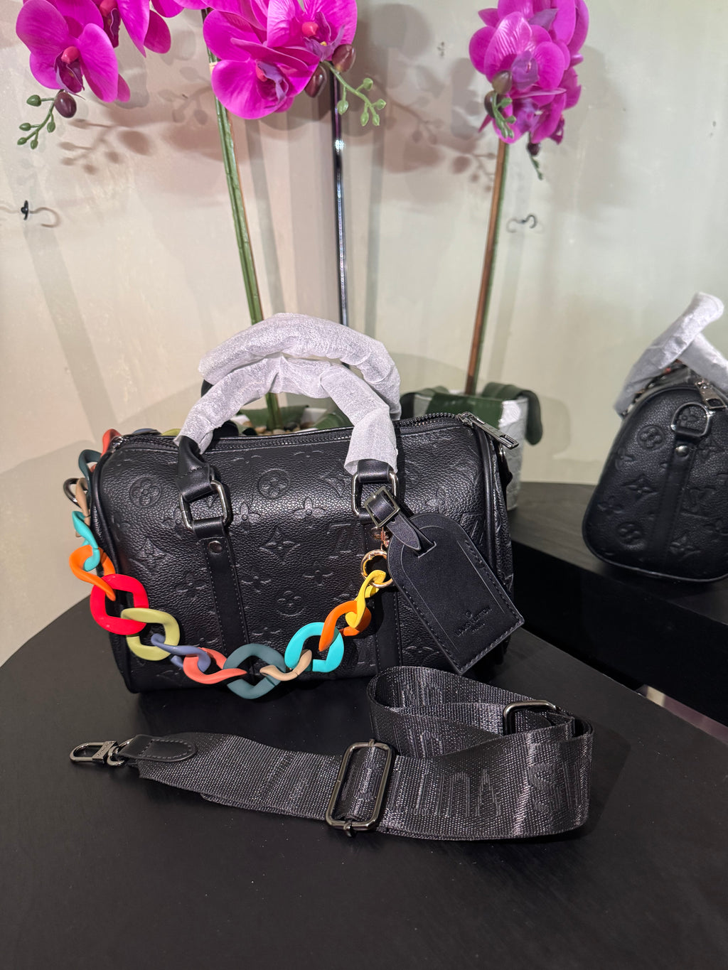 Lu keepall 25 black mono
