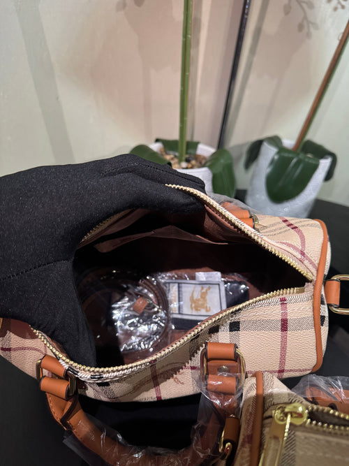 BB check bowling bag 25