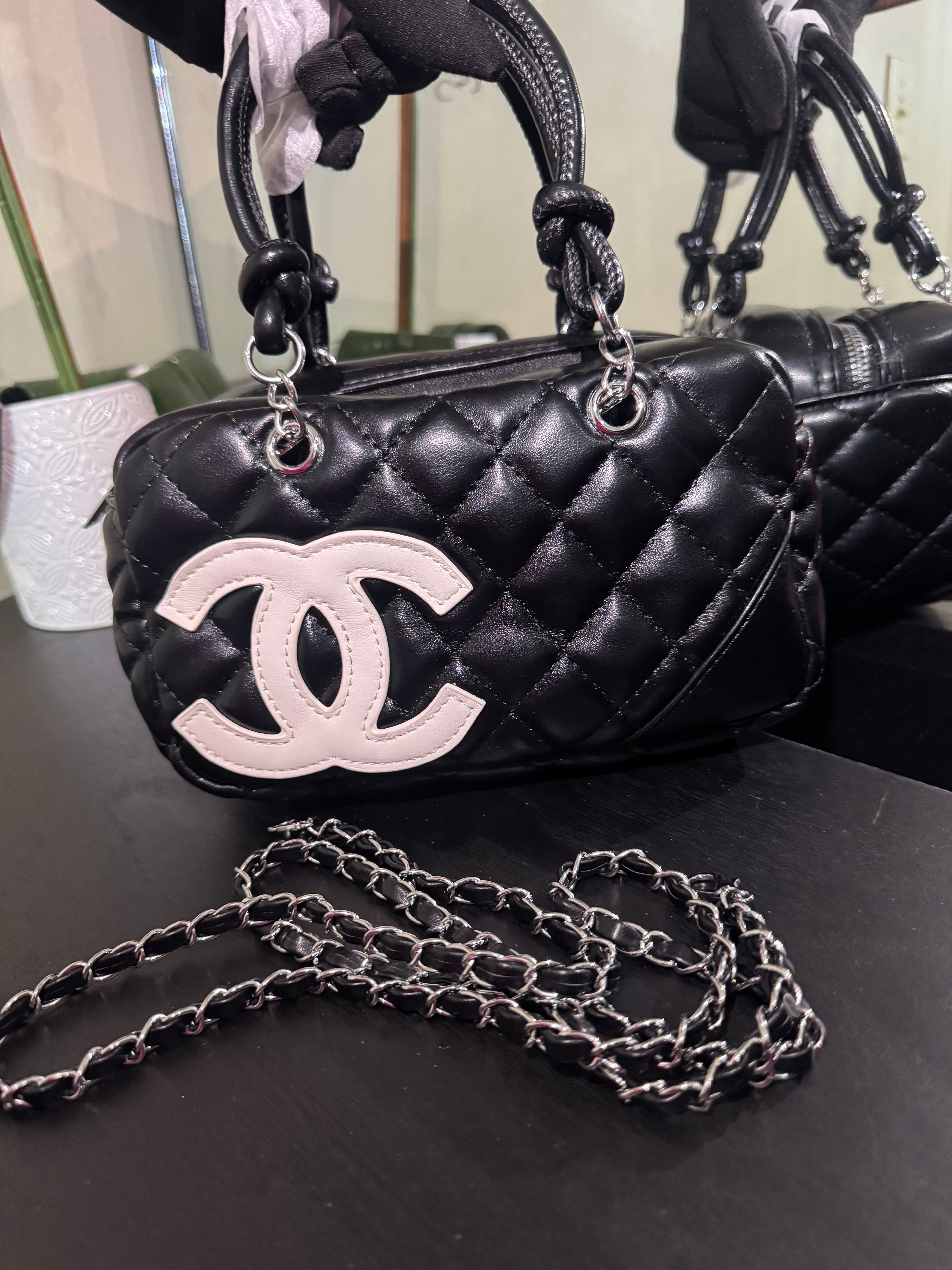 CC quilted bowling bag 25
