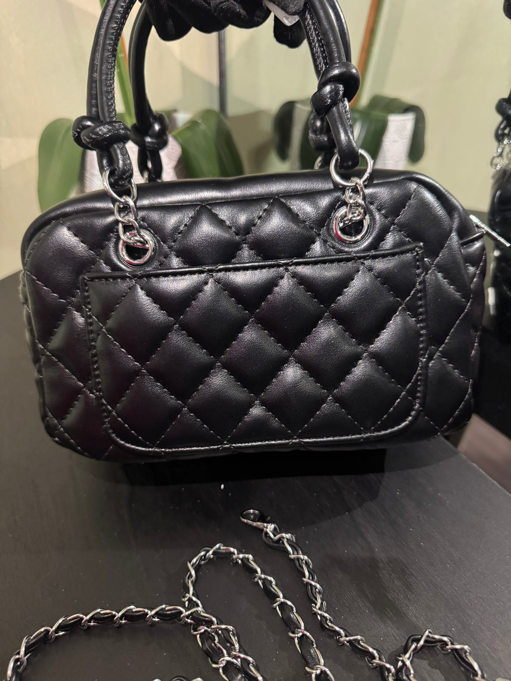 CC quilted bowling bag 25