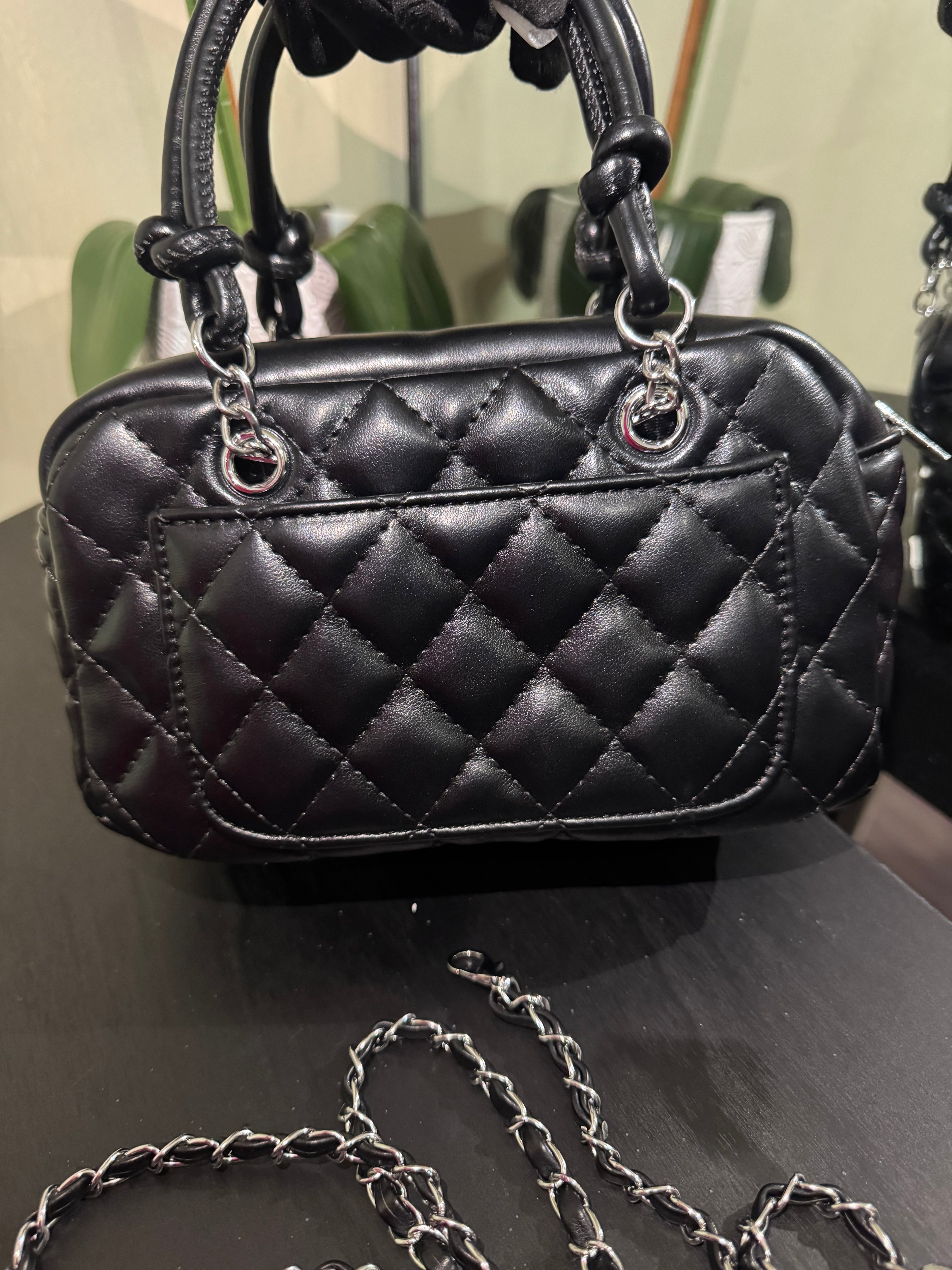 CC quilted bowling bag 25