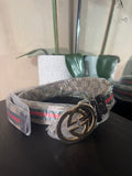 GG mono w/stripe belt
