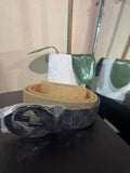 GG black mono belt