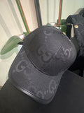 GG black mono cap