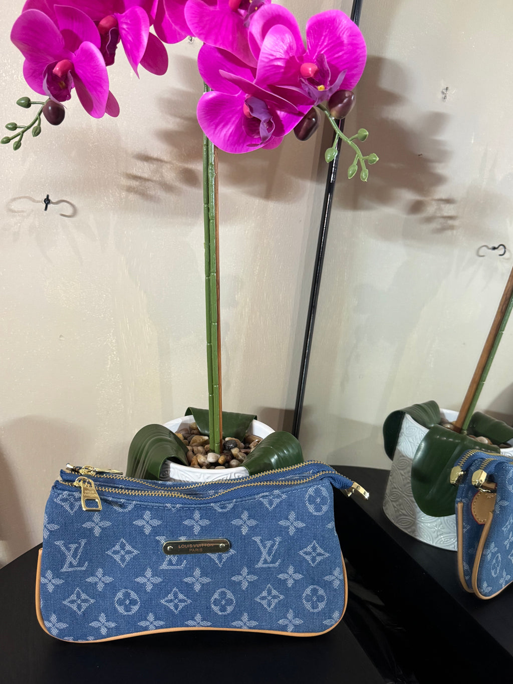 Lu twin purse denim