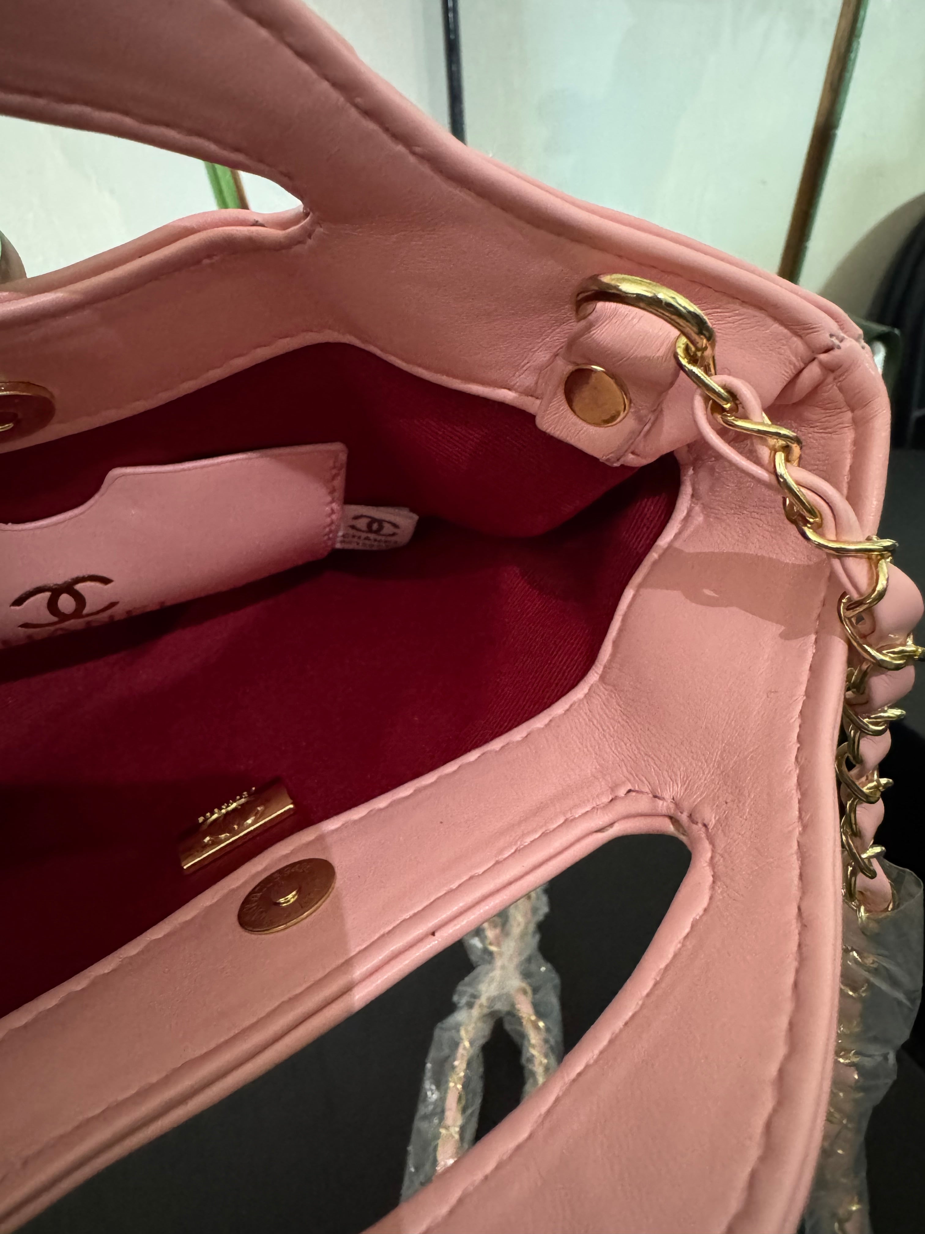 CC top handle purse pink