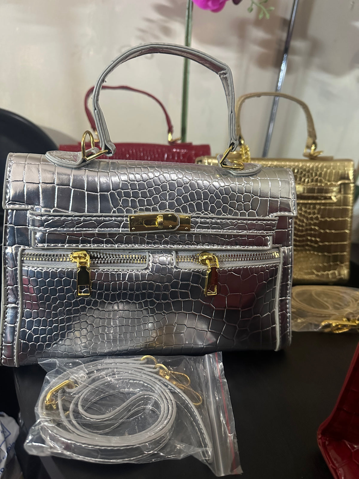 Hermes Kelly silver 25cm