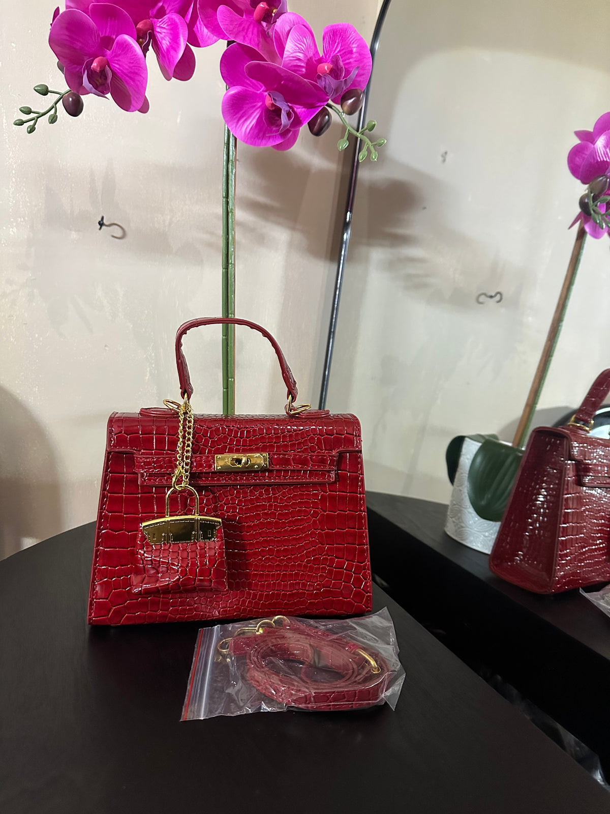 Hermes Kelly red 25cm