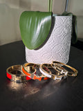 Hermes orange bangle