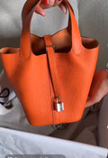 Hermes Picotin Lock bag leather