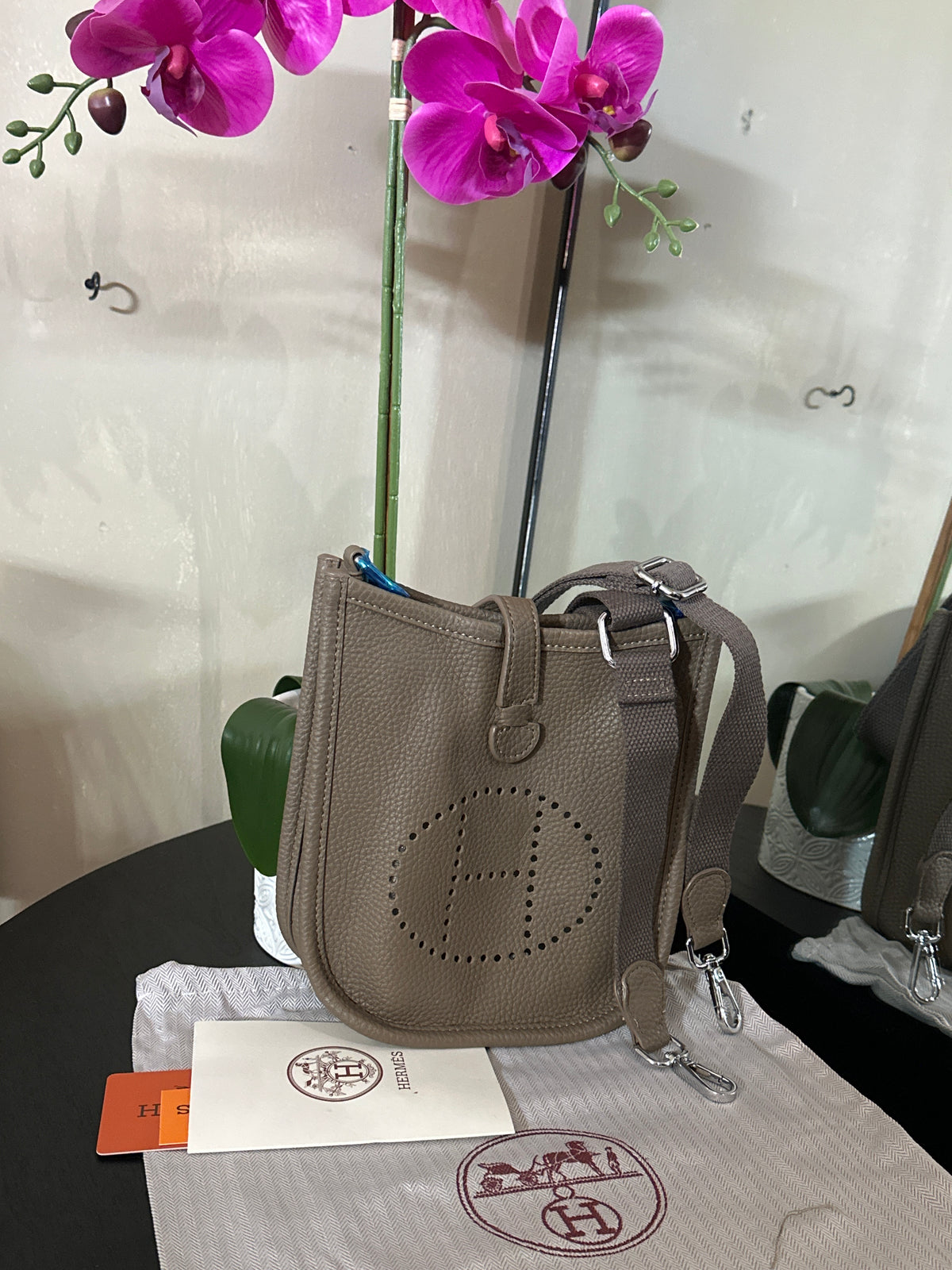Hermes 16 Evelyn taupe