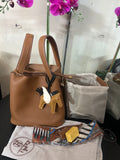 Hermes Picotin lock bag leather