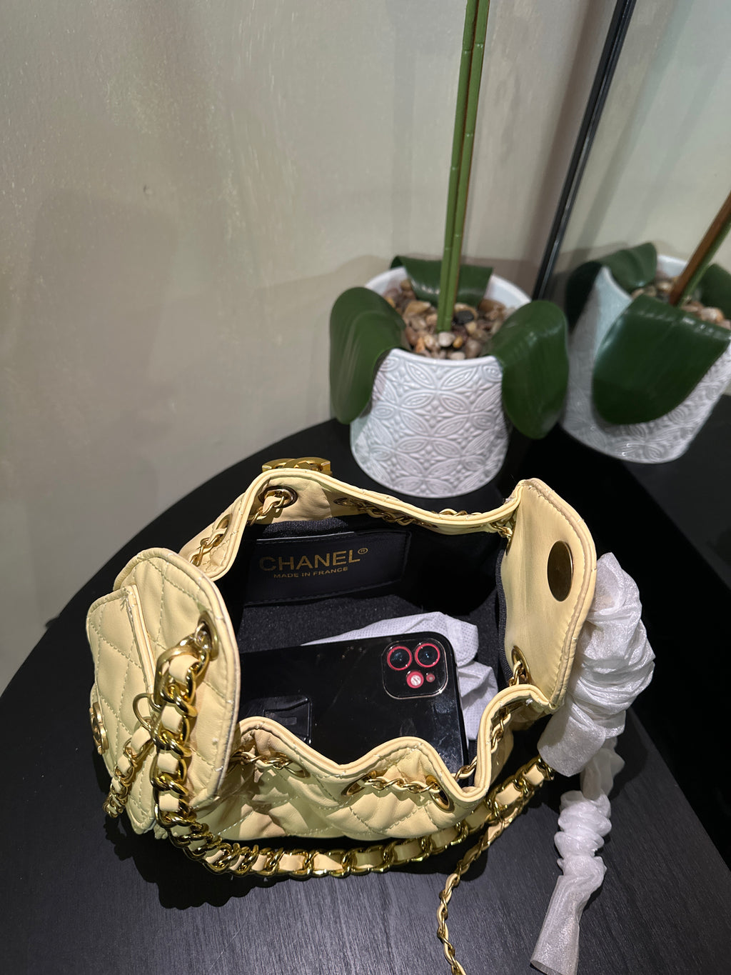 CC quilted 22 drawstring