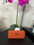 Hermes wallet tab orange
