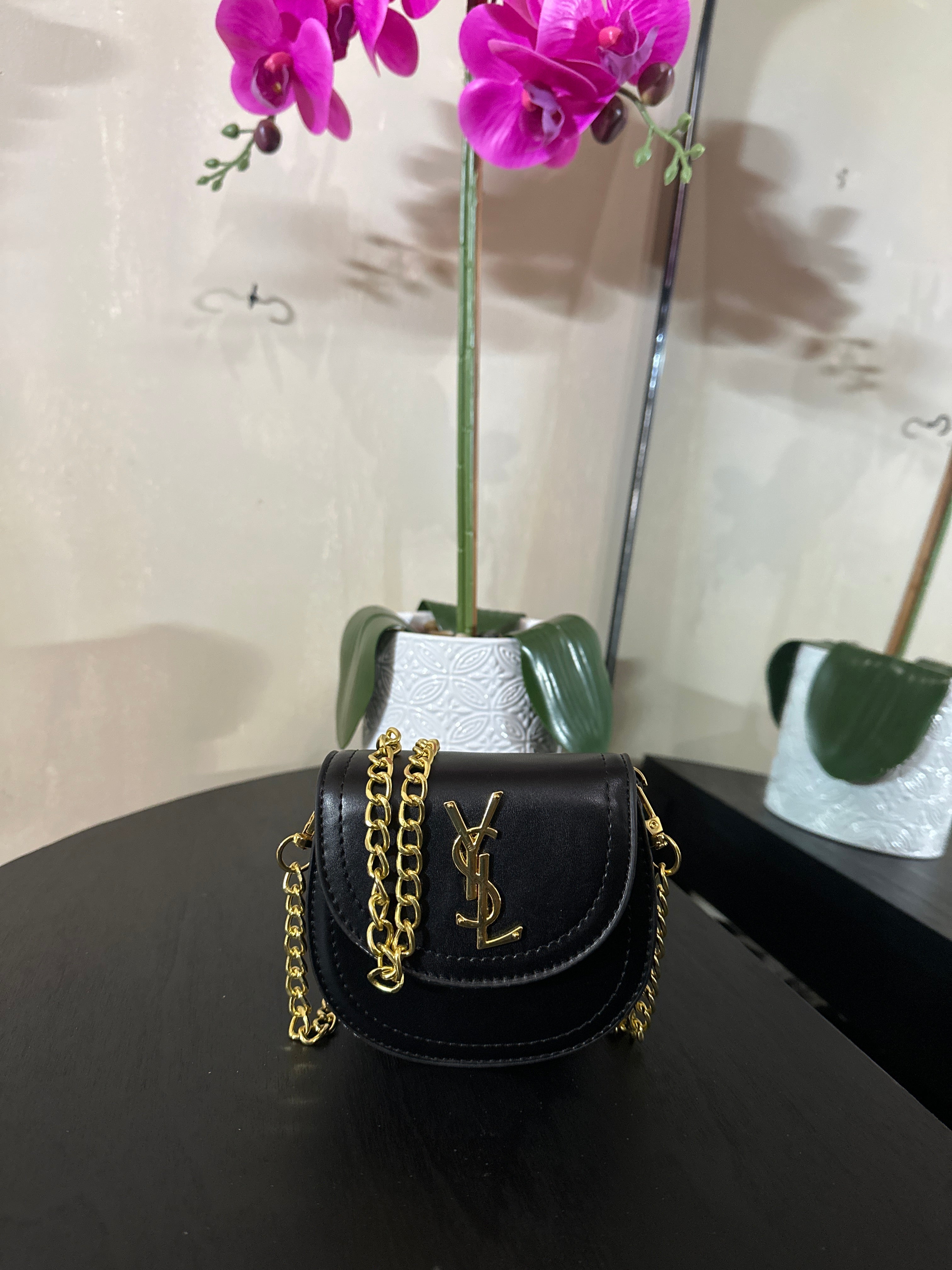 YSL mini crossbody black