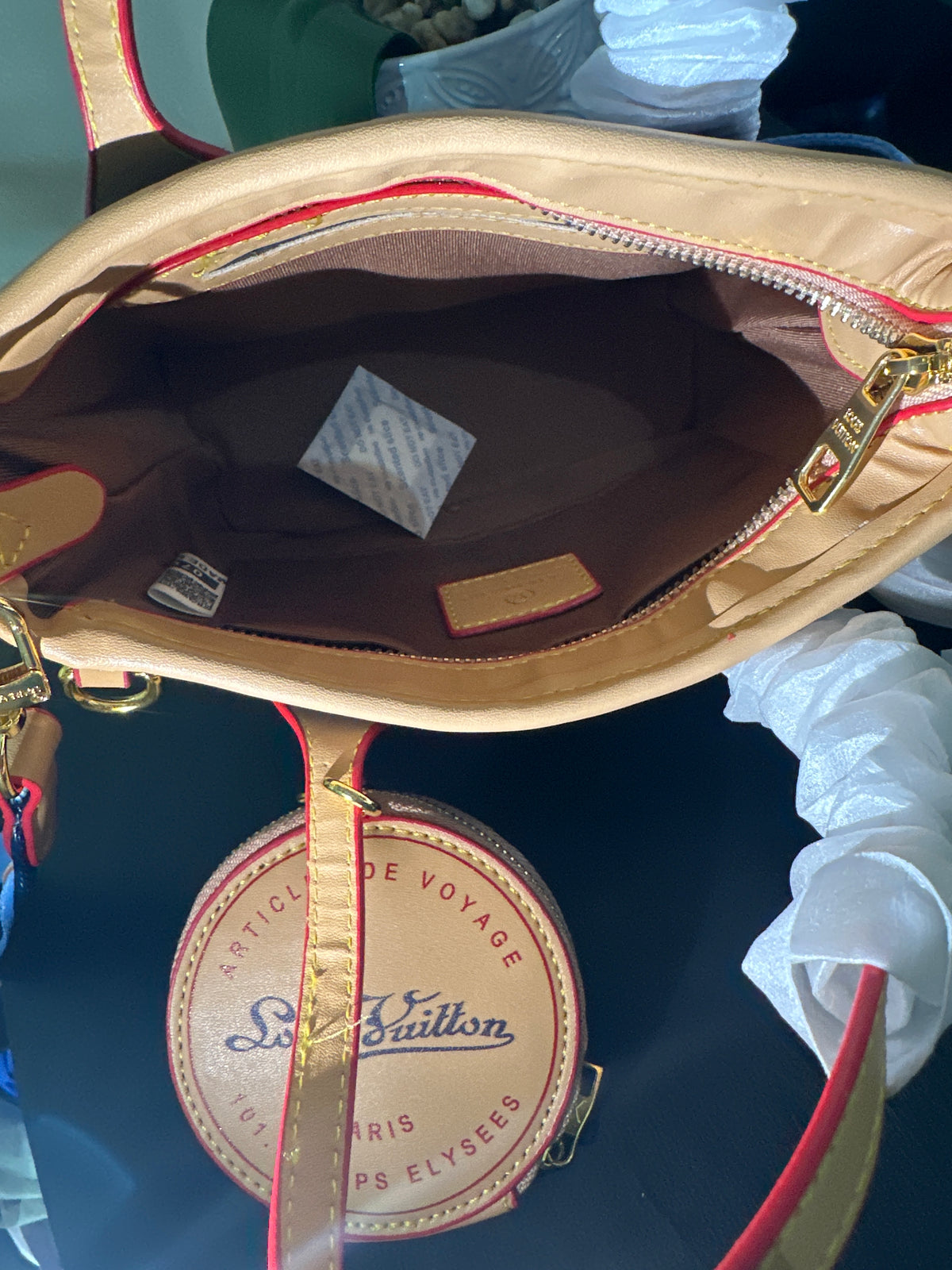 Louis Vuitton small neverfull denim