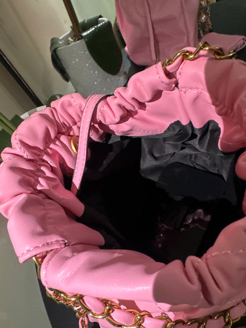 Chanel drawstring 25 pink