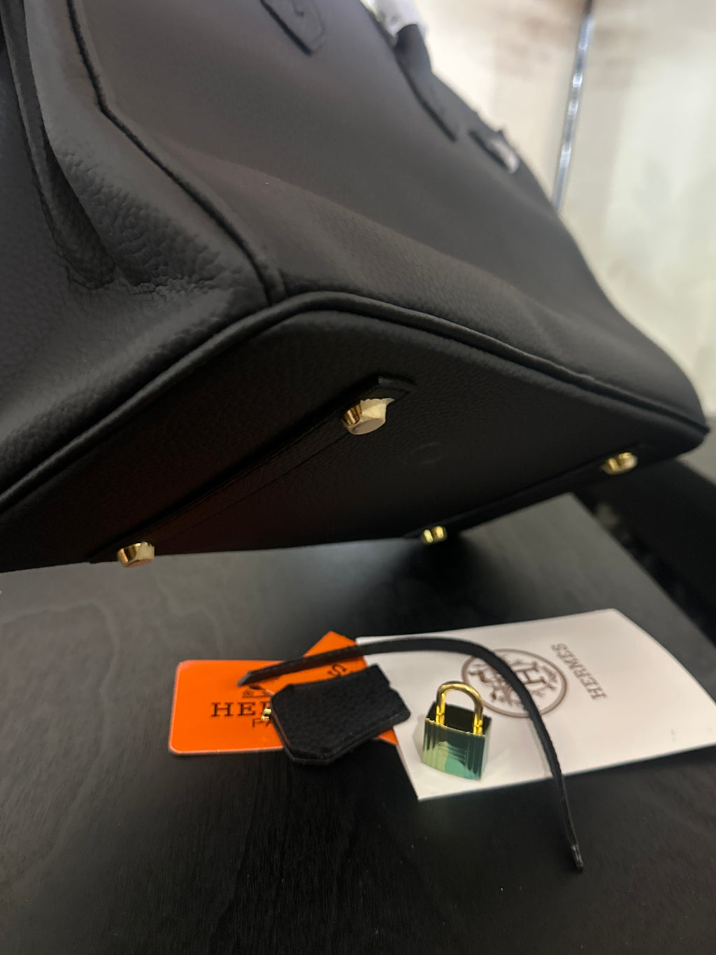 Hermes Birkin 30cm black