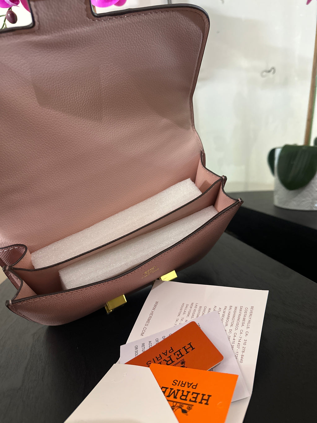 Hermes Constance 22 pink blush