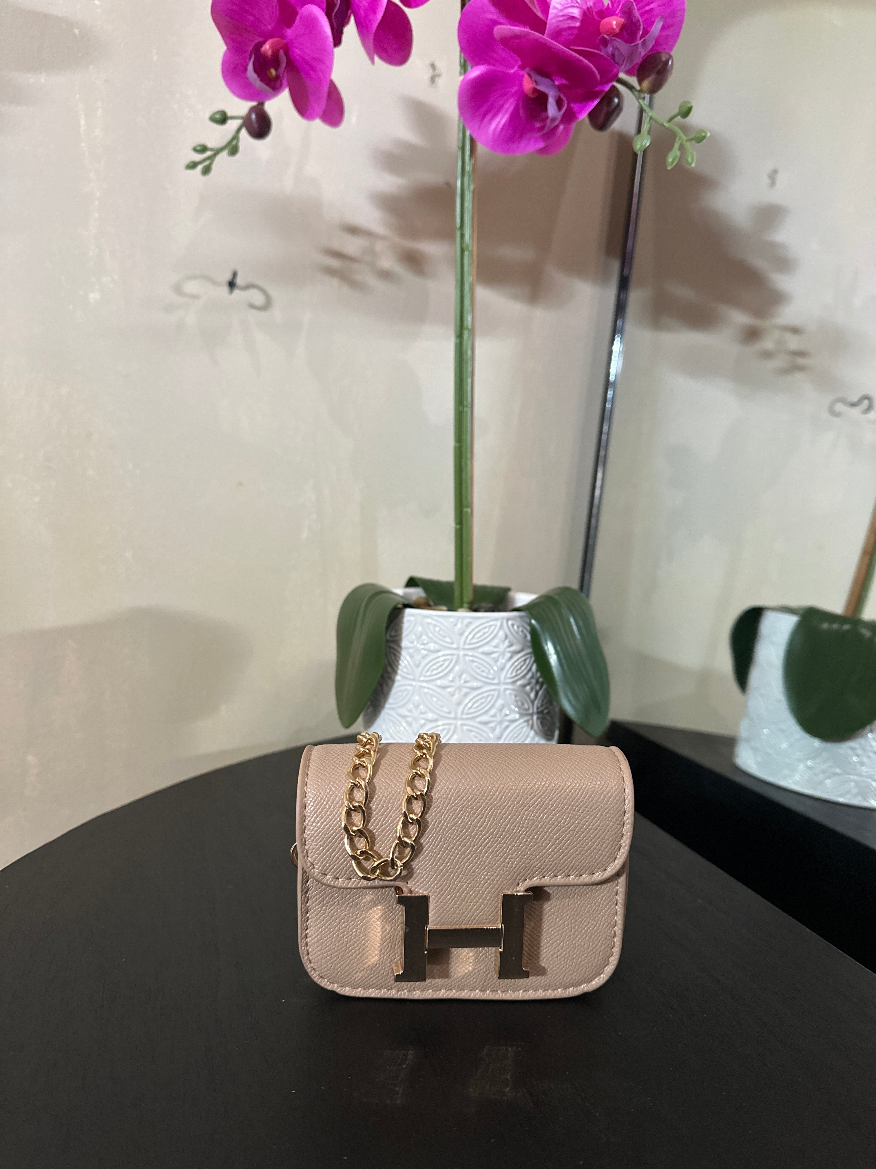 Her mini crossbody tan