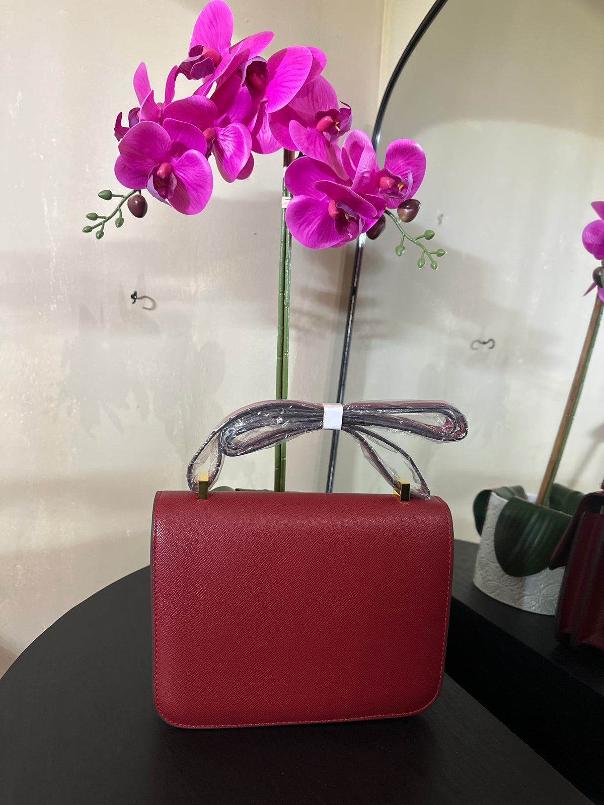 Hermes Constance 22 red