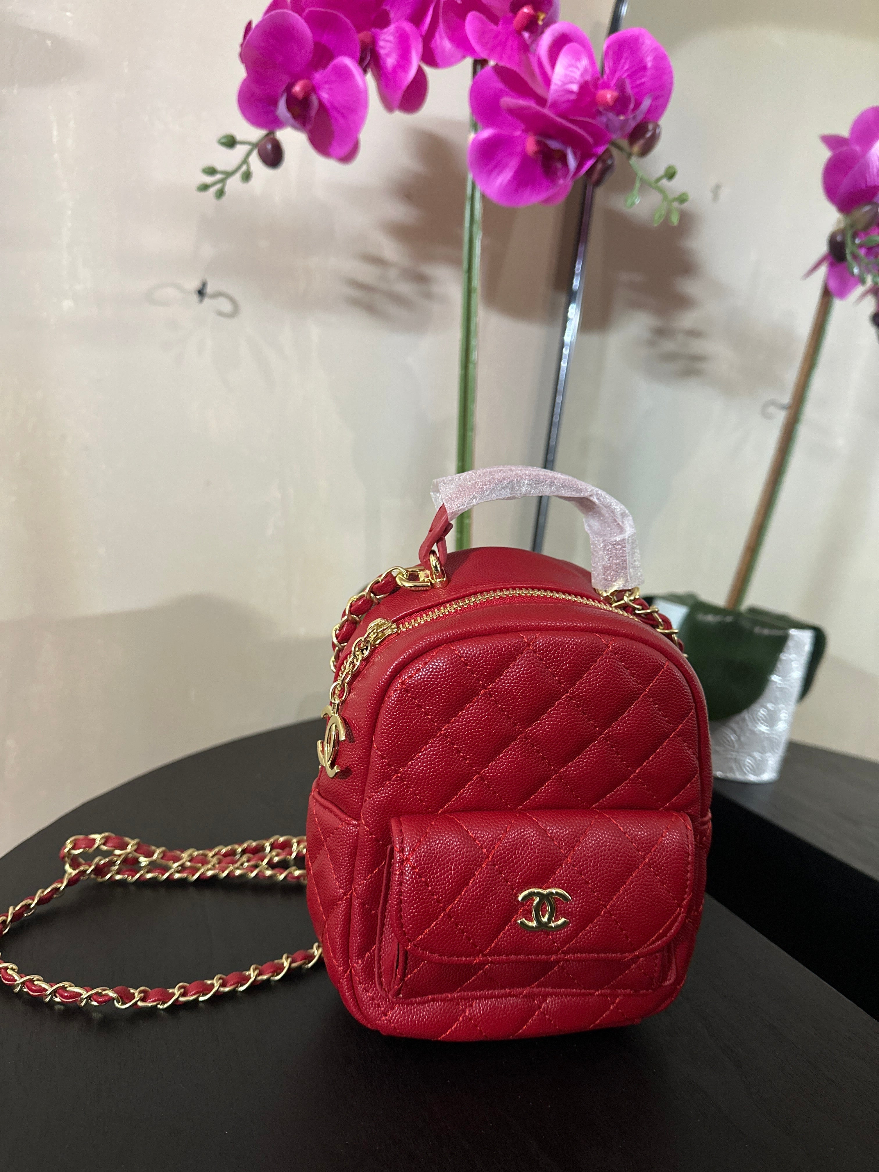 CC small backpack red