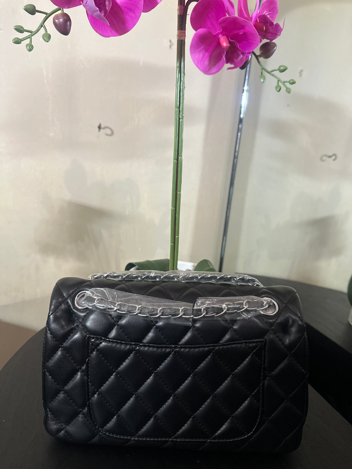 Chanel lambskin double flap 25
