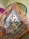 Hermes silk scarf large