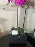 Hermes wallet leather black
